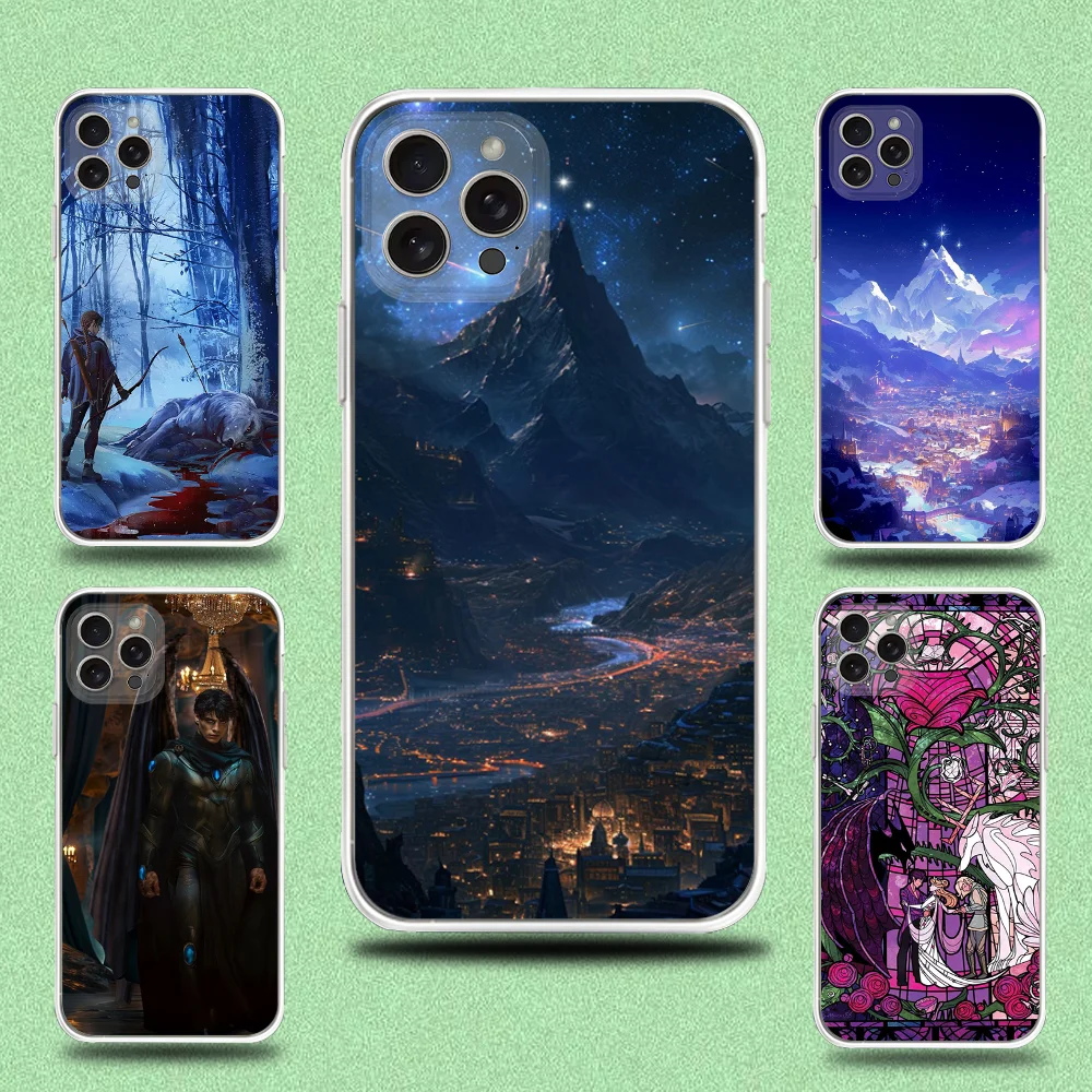 

Acotar A Court of Mist and Fury Phone Case For iPhone 16,15,14,13,12,11 Plus,Pro,Max,XR,XS,X,7,8 Plus,SE,Mini Transparent Shell