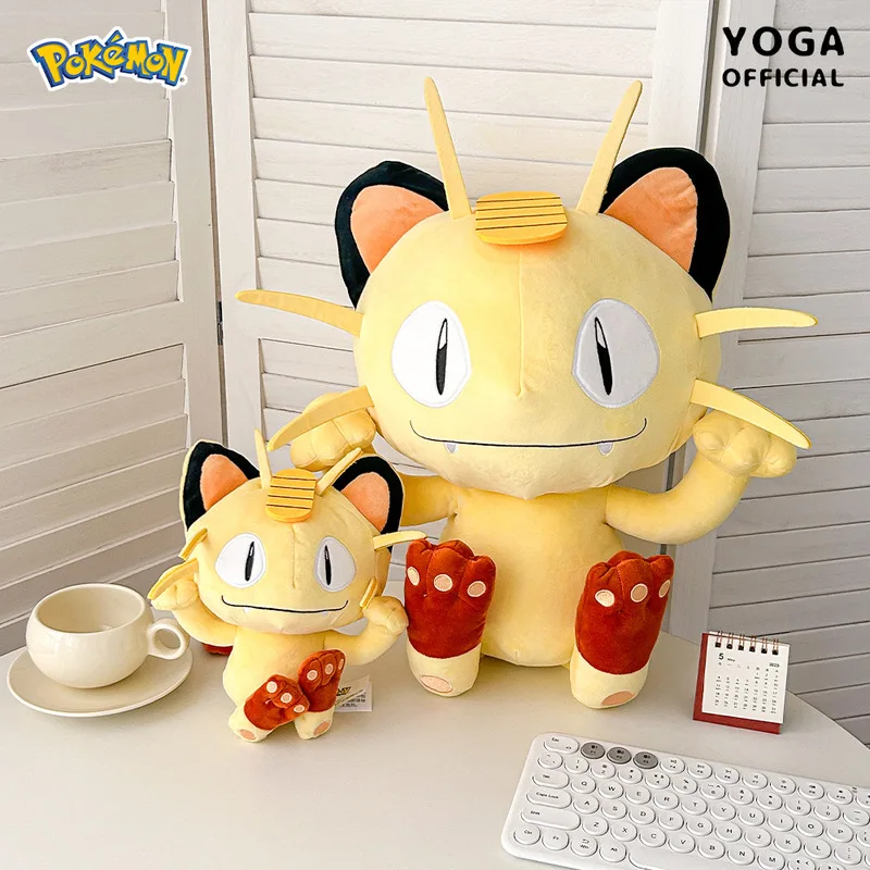 anime-pokemon-meowth-boneca-de-pelucia-garota-bonito-ornamentos-macios-para-sofa-decorar-enchimento-de-algodao-pp-entornos-bonecas-de-brinquedo-casal-presente