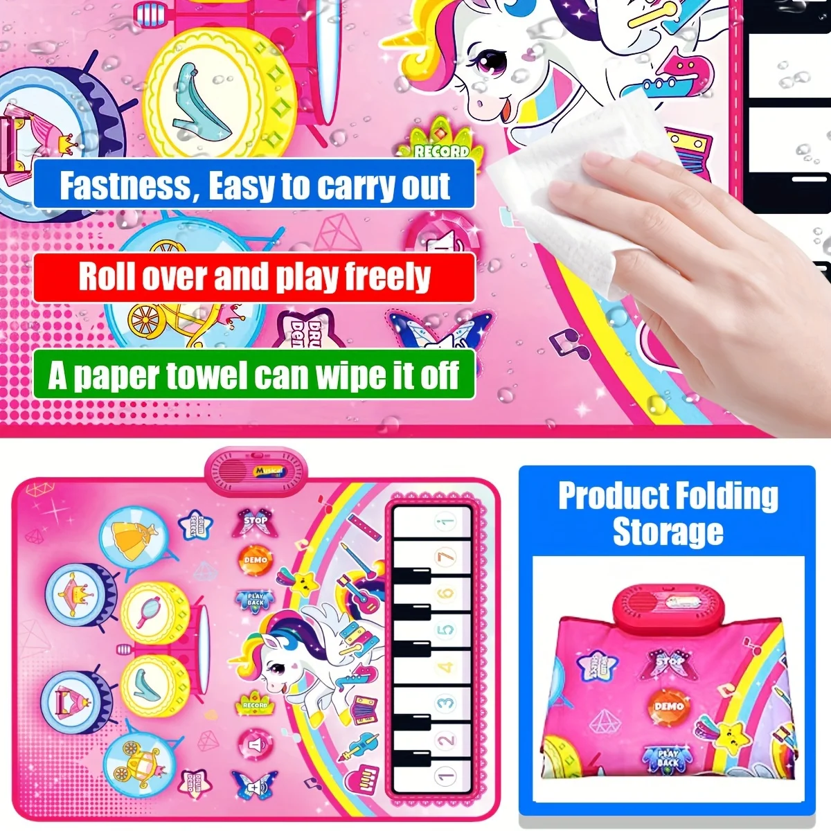 Mata sensoryczna 3 w 1 z piani – Musical Instrument No Touch recenzja i cena
