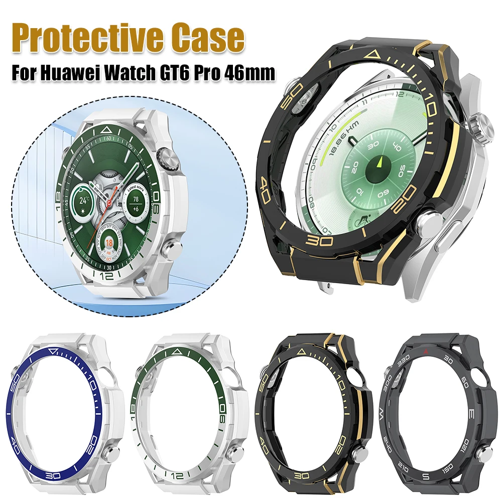

Watch Protective Cover Frame Hollow Out Watch Frame Bumper Bumper Case Cover for Huawei Watch GT6 Pro 46mm Accessories