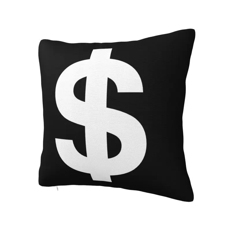 American Money Dollar Logo Cushion Cover 35x35 Cm Soft Polyester Throw Pillow Case For Sofa Car SeatHome Decoration Pillowcase