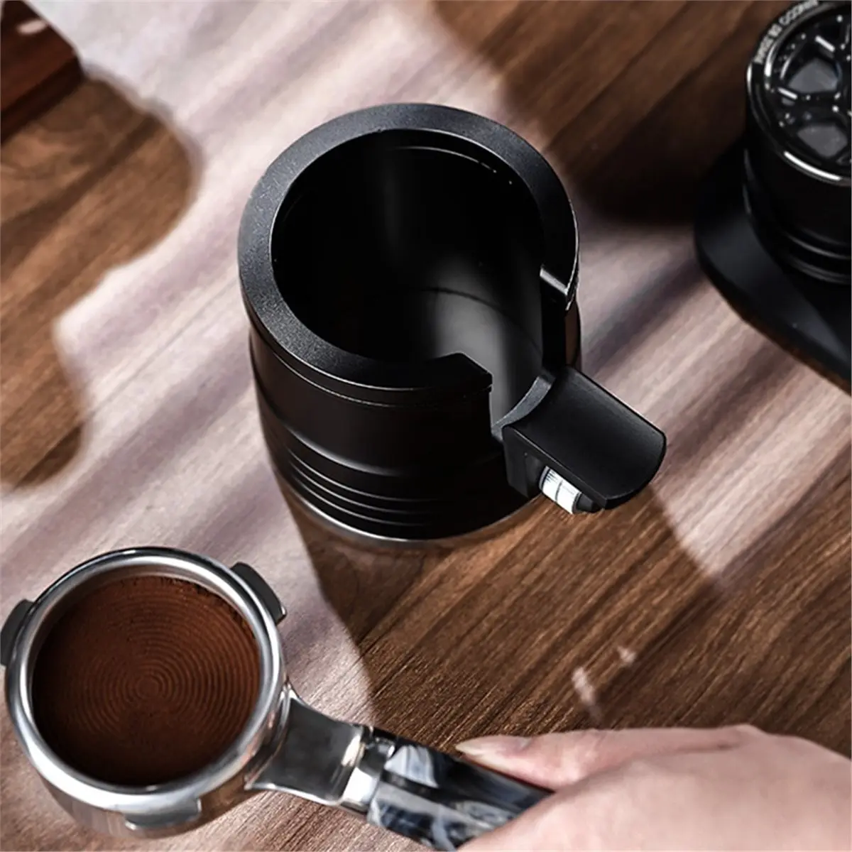 

Держатель портафильтра для кофе, станция для тампера для эспрессо, подставка для тампера для эспрессо из алюминиевого сплава для портафильтров для кофе, 58 мм