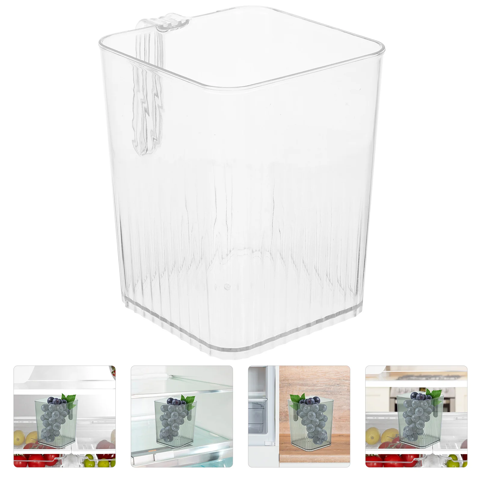 

Refrigerator Door Organizer Bin Food Storage Box Onion Ginger Garlic Fresh Keep Refrigerator Side Door Organizer Freezer Storage