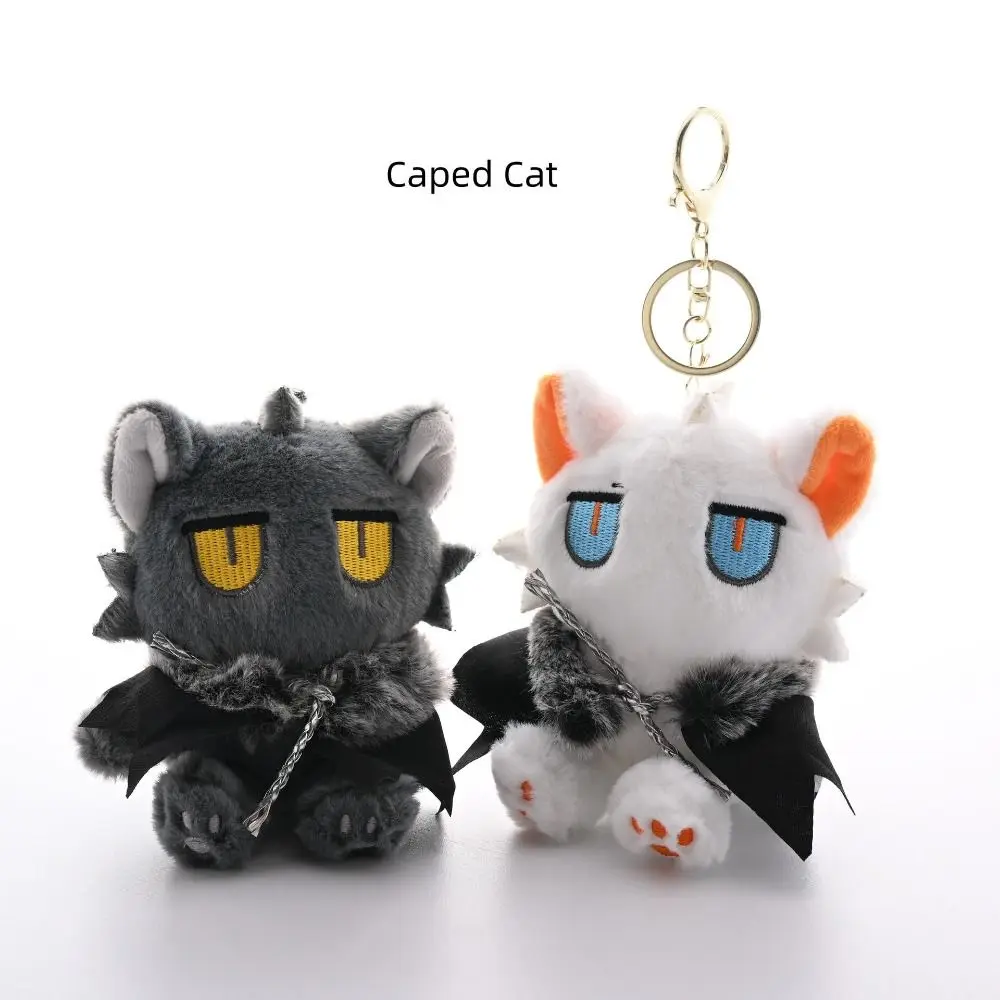 PP algodão demônio gato chaveiro fofo confortável capa gato chaveiro dos desenhos animados pendurado saco de pelúcia pingente meninos e meninas