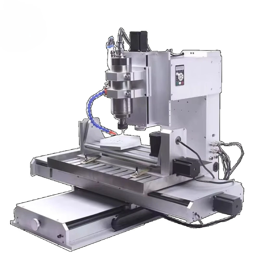 Desktop 5 Axis CNC Milling Machine with Precision Rotary Carving for Wood