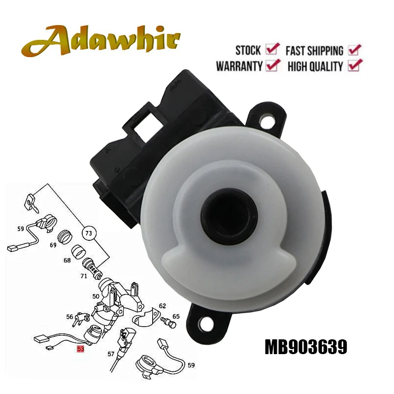 Car Auto accessorie Ignition Switch Ignition Starter Switch For Mitsubishi Pajero Montero IV Spotr L200 MB903639 TL4-7-9 TL479