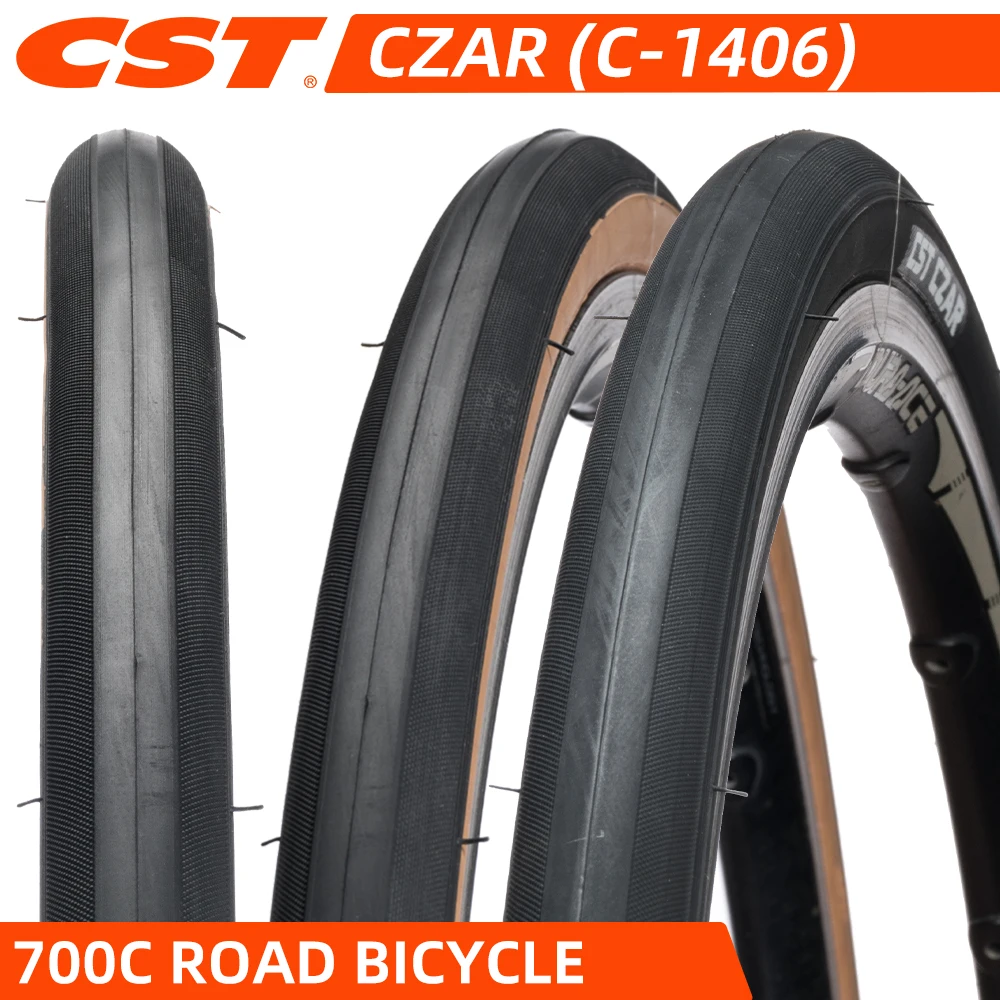 CST CZAR PNEUMÁTICO DE BICICLETA DE CARRETERA 700C PNEUMÁTICO C1406 CUENTA DE CABLE Y CUENTA DE PLEGAR
