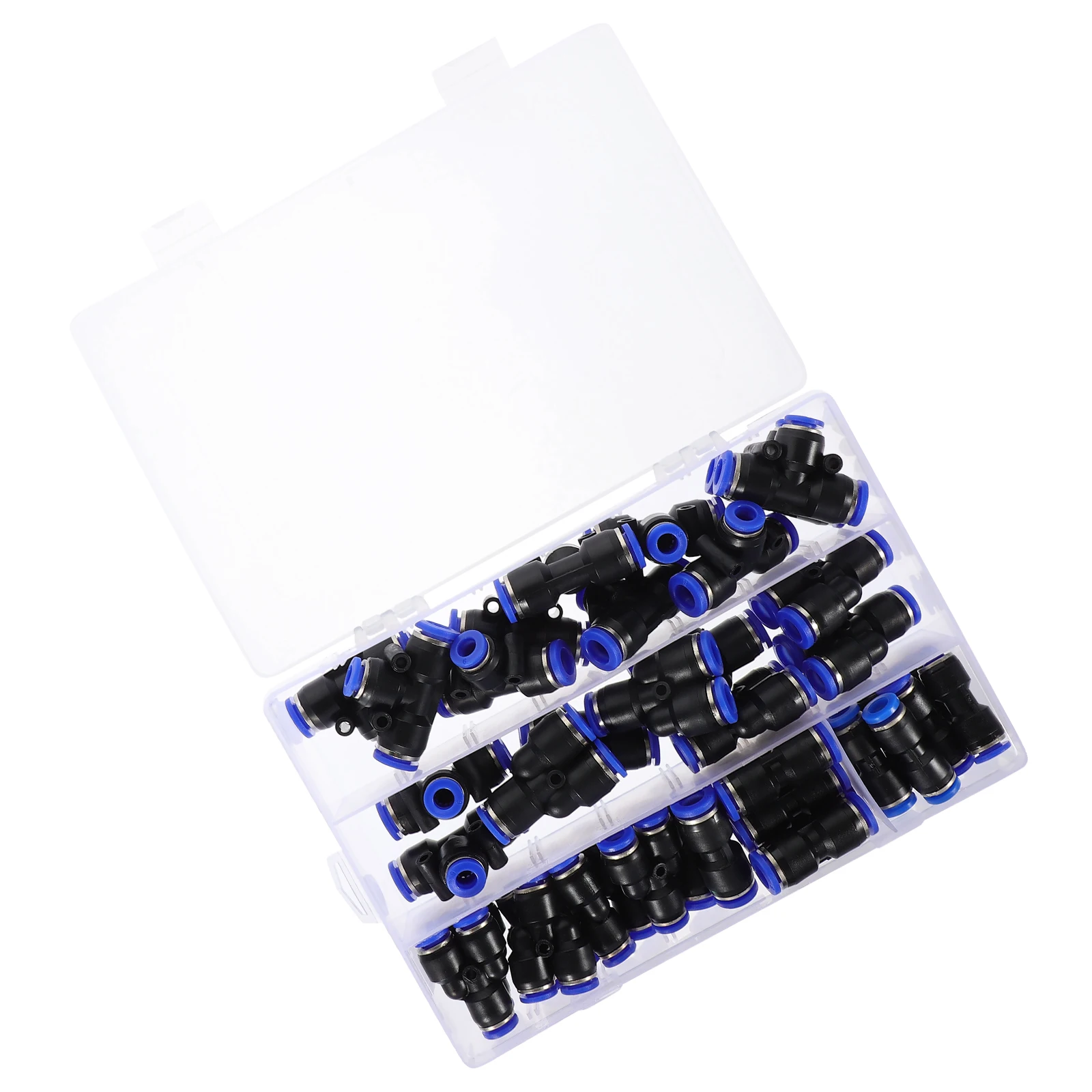 

42 Pcs Quick Release Pneumatic Connector Elbow Push Fitting Air Compressor Hose Fittings Connectors Pipe Thread