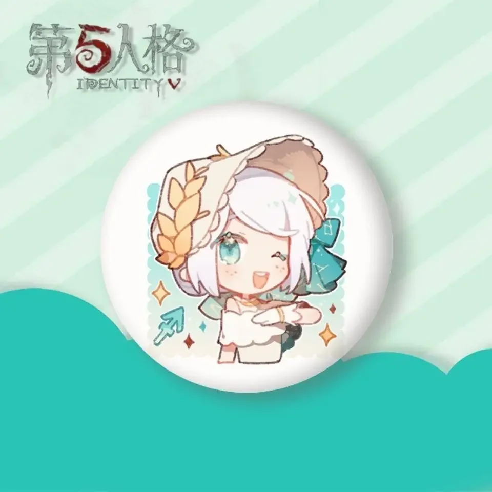 Anime Identity Ⅴ Naib Subedar Eli Clark Martha Behamfil Cosplay Q Version Brooch Hanging Gift Badge   Ambitus