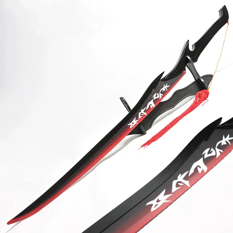 Full Size Yone Katana Spada finta League of Legends Cosplay Prop Coltello Ninja in legno Vero giapponese Katana Samurai Spada Giocattolo Regali