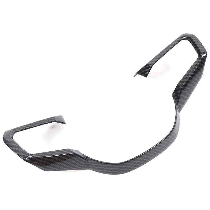 

For BMW 5 Series G60 2024-2025 ABS Carbon Fiber Car Steering Wheel Frame Trim Cover Sticker Interior Car Accessories