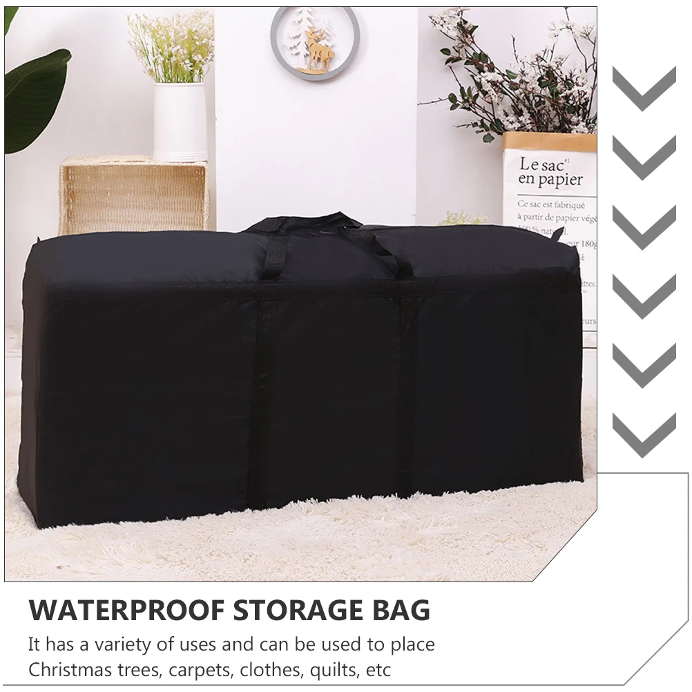 1pc Christmas Tree Storage Bag Waterproof Organizer Xmas Tree Container Double Handles Large Opening Full Zipper