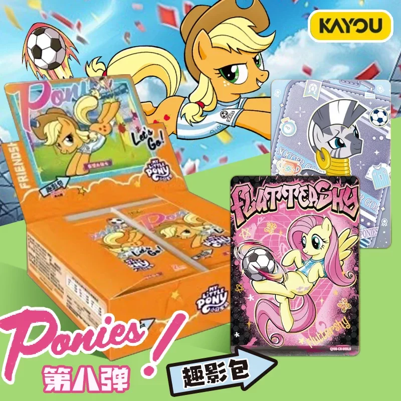 30 Packs/ Box My Little Pony-Friendship Eternal Cardmoon Edition Fun‑Shadow Pack Vol.8 Collectible Trading Flash Card Anime Gift