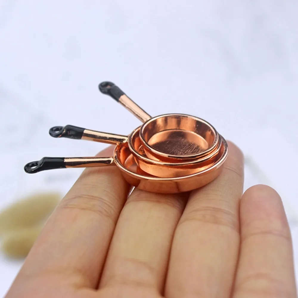 Bouilloire 1:12 Mini ustensiles de cuisine ensembles ustensiles de cuisine 1:12 échelle ensemble de cuisine alliage Mini cuisine Kit de cuisine accessoires de maison