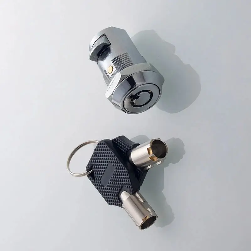 

HOT 10PCS Zinc Alloy Industrial Equipment Cam Locks Distribution Box Lock Switch Electric Cabinet Door Locks Cabinet Lock + Keys