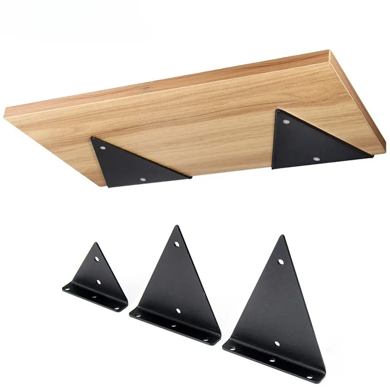 Triangle Shelf Brackets Heavy Duty Metal Wall Mount Shelf Support Floating Decorative Home Supplies Joint Hardware with Serew