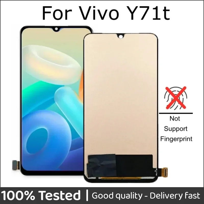 

6,44 ''TFT ЖК-дисплей для Vivo Y71t ЖК-дисплей с дигитайзером сенсорного экрана в сборе, замена для vivo V2102A 5G ЖК-дисплей