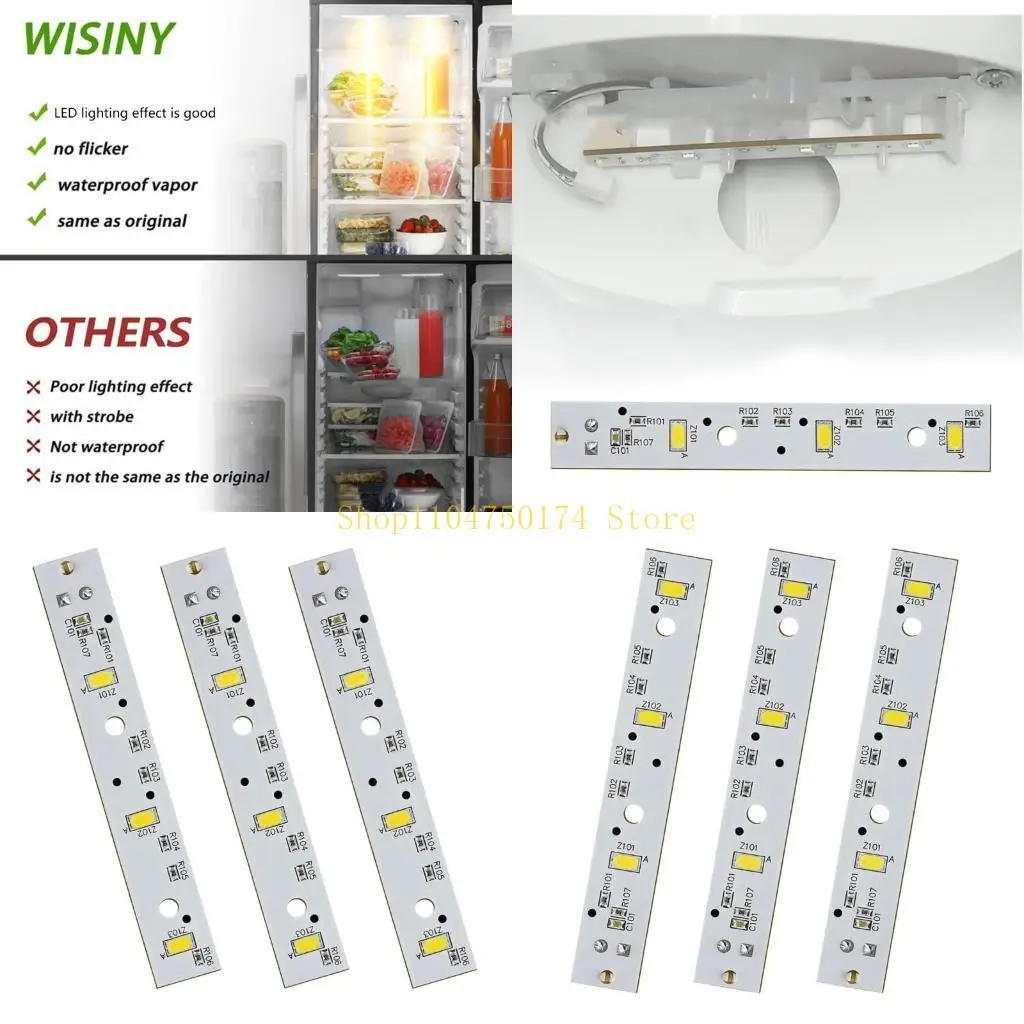 Tablero luz LED del refrigerador WR55X26671 Instalación simple reemplazo 3pcs/Set Top Sale