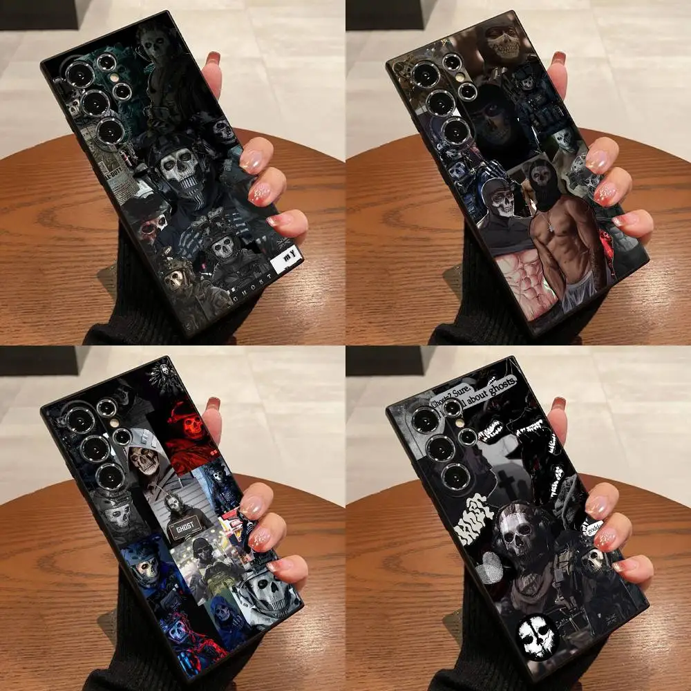 

COD Call Of Duty G-Ghost Phone Case For Samsung S25,S24,S21,S22,S23,S30,Ultra,S20,Plus,Fe,Lite,5G Black Cover