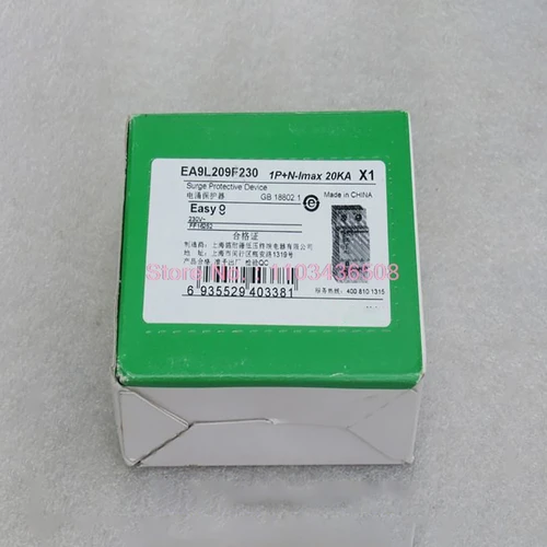 Pour protection contre les surtensions Schneider EA9L209F230 EA9L 1P + N 20KA