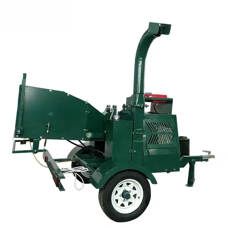 Heavy Duty PTO Tractor Rear Wood Chipper BX72R Trailer Type Wood Crusher for Forest Clearing & Farm Waste Disposal