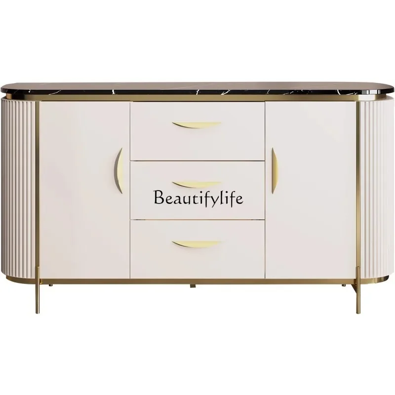 

Side cabinet Modern simple light luxury marble decorative storage cabinet