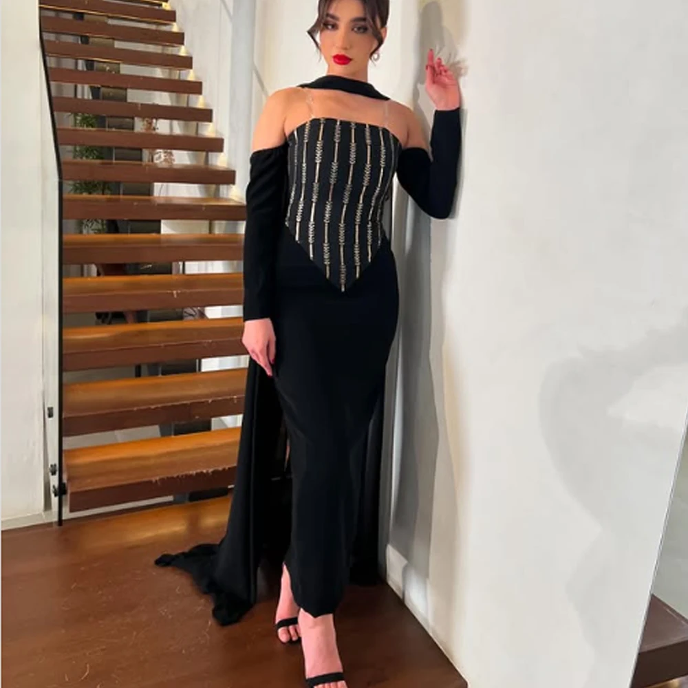 Customized Classic Simple Exquisite High quality Chiffon Pattern Pleat Column Halter Long Dresses Prom Dresses Formal Elegant