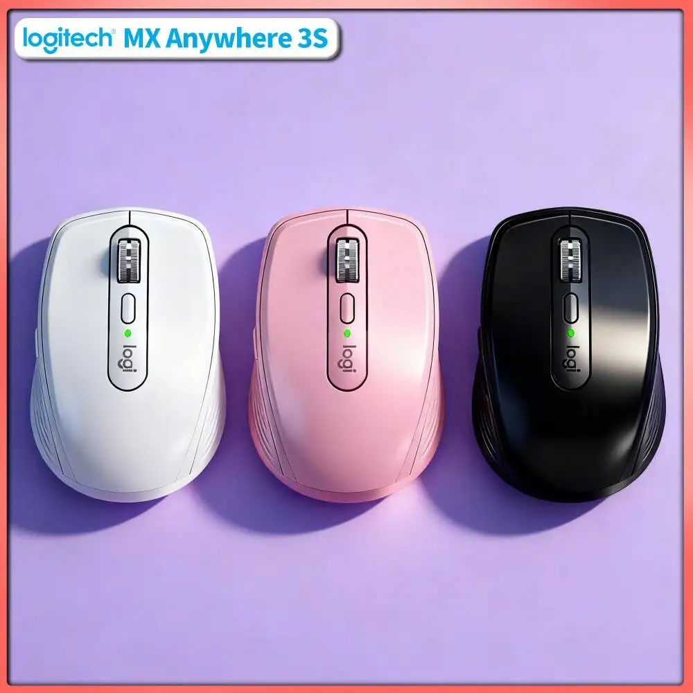 Creator MX Anywhere 3S - 8000 DPI, Hyper-Scroll Wheel, USB-C Cable, Multi-OS for Watch Graphic Design Project Team