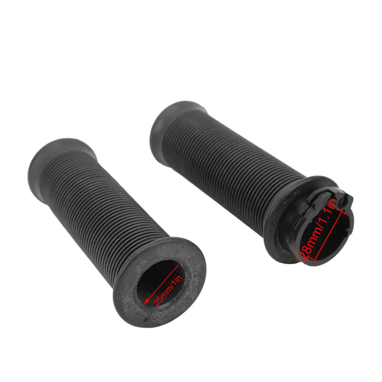 2pcs 25mm/28mm Motorcycle Hand Grip Left Right Comfortable Universal Throttle Twist Grip