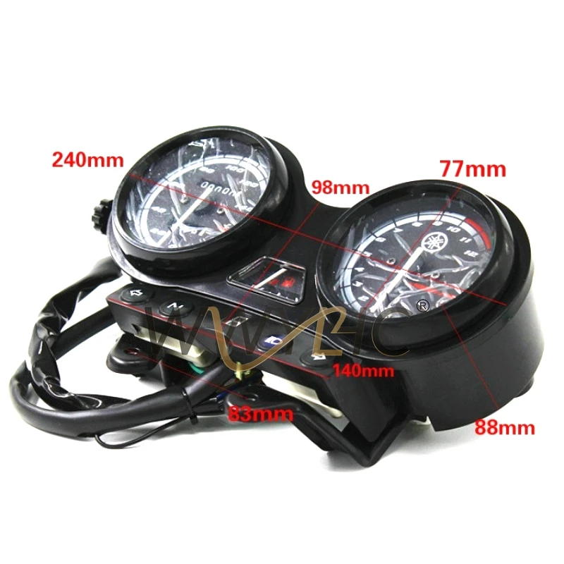 Suitable for  Motorcycle Accessories Tianjian 125 YBR125 Tianjian Laptop Euro 2 Speed Gauge Assembly Stopwatch Odometer