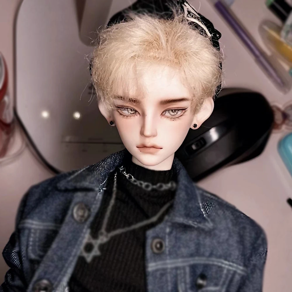 1/4 BJD Doll Head With Boy Body No Makeup Resin 1/4 BJD Doll NudeDoll Ball Jointed Dolls Without Makeup DIY BJD Toys