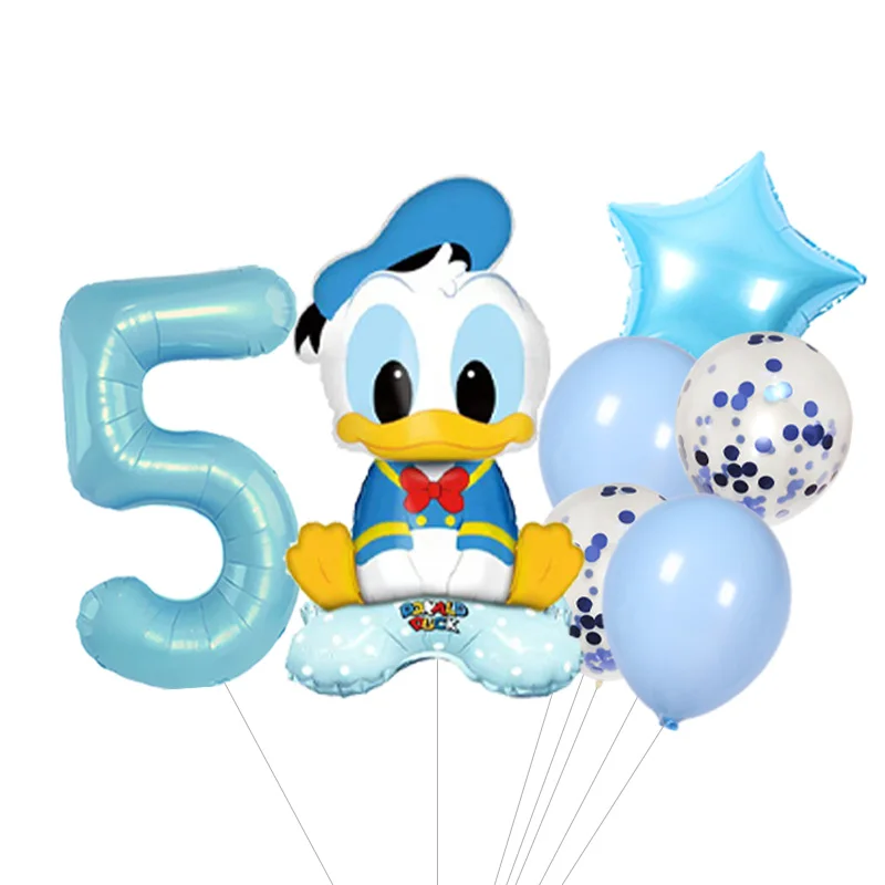 Donald Duck Theme Latex & Aluminum Film Balloon Set Birthday Party Decor Kit view 6