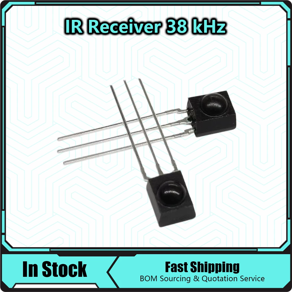 Universal IR Infrared Receiver VS1838B CHQB HS0038 TL1838 VS1838 1838 HX1838 VS0038 Remote Receiver Tube