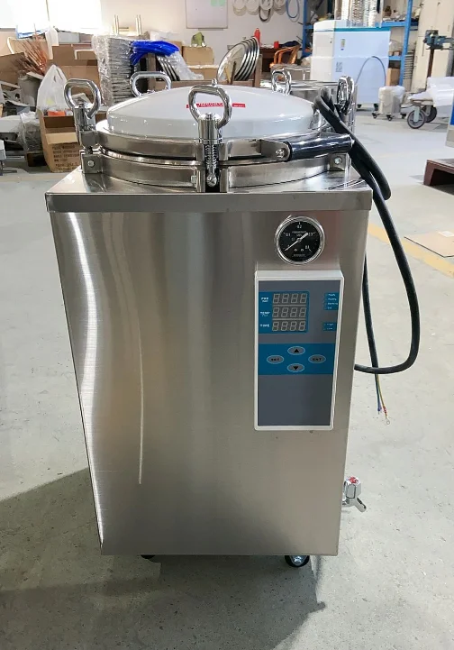 

75L Vertical Autoclave – Efficient & Safe Sterilizer for Food Sterilization, Mushroom Cultivation, and Lab Use NEW