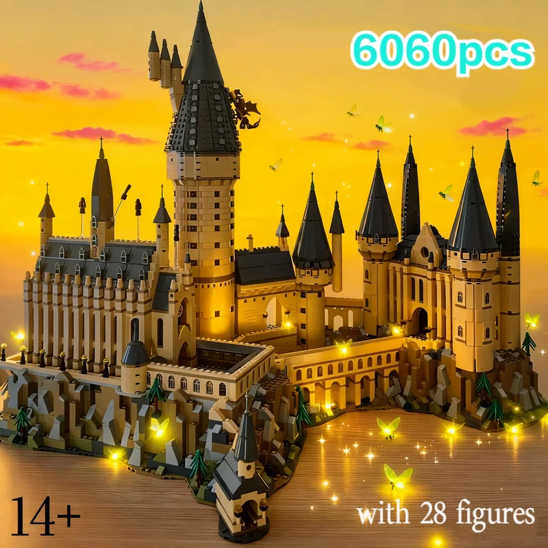 Blocs de construction classiques légers, 6020 pièces, ensemble de château, assemblage 71043, briques de ville, cadeaux d'anniversaire, nouvelle collection