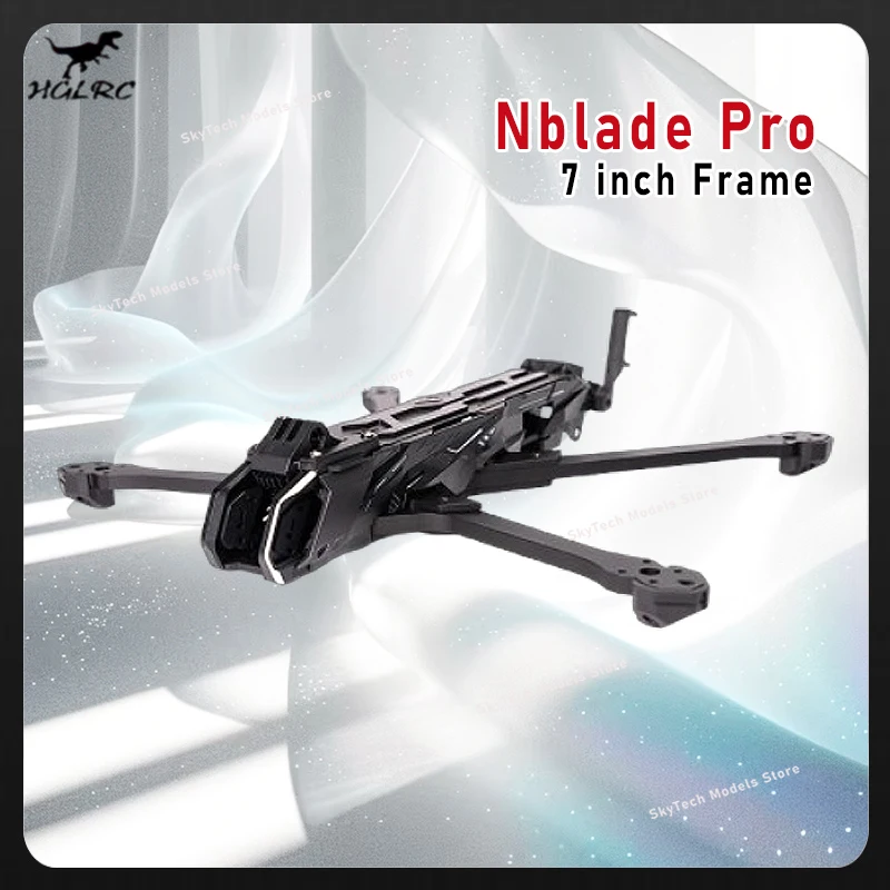 

HGLRC Nblade Pro 7-inch FPV Frame Dual-use for Freestyle and Cinematic Expansion Points High Payload & Long Flight Time RC Parts