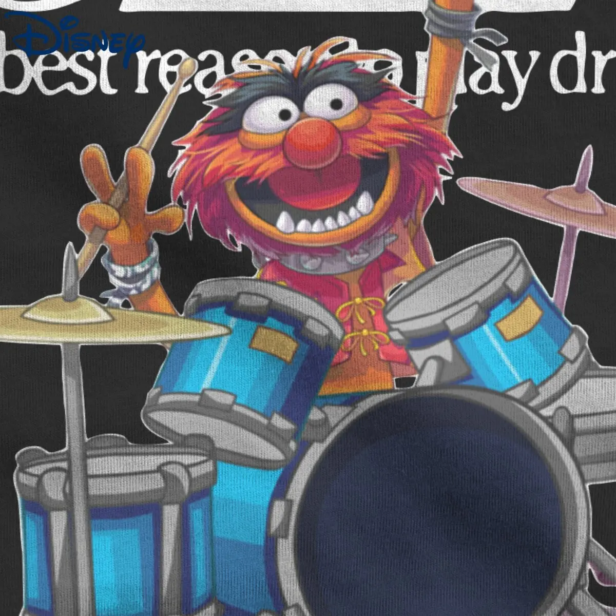 Awesome  Animal Drummer The Muppets Show T-Shirt for Men Crewneck Cotton T Shirt  Short Sleeve Tee Shirt New Arrival Tops