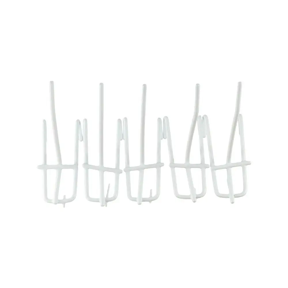 

10Pcs Stable Metal Mesh Panel Hangers Universal Reusable Net Panel Hooks Removable Wear-resistant Storage Hook Door Key