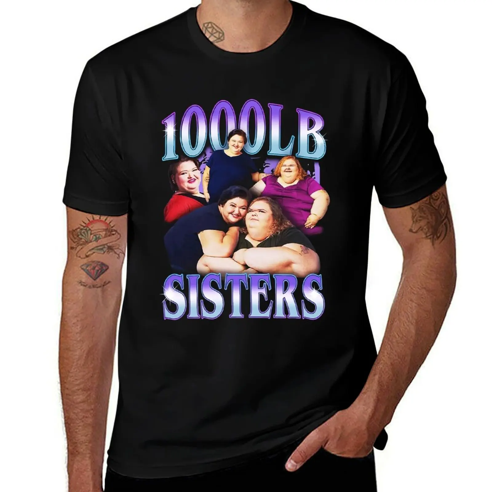 1000LB Sisters T-Shirt anime clothes graphic t shirt vintage t shirts for men pack