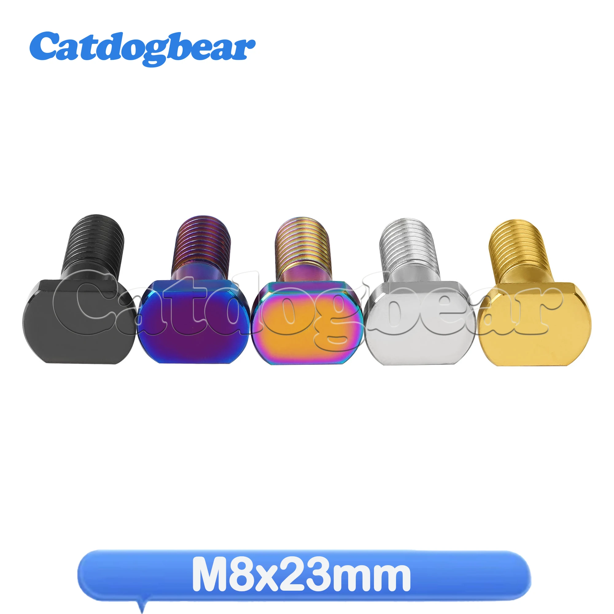 Catdogbear Titanium T Bolt M8x23mm Motorcycle Sprocket Screw for Ducati