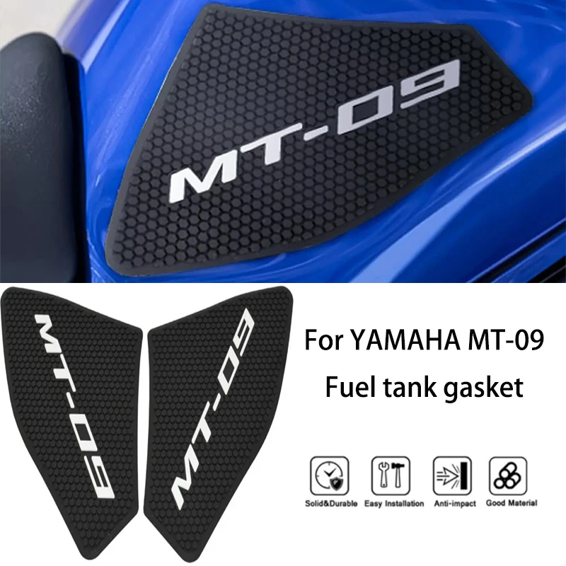 MTKRACING For YAMAHA MT-09 2021-2024 Anti slip Tank Pad Sticker Knee Grip Traction Side Pad Decal Fuel TankPad