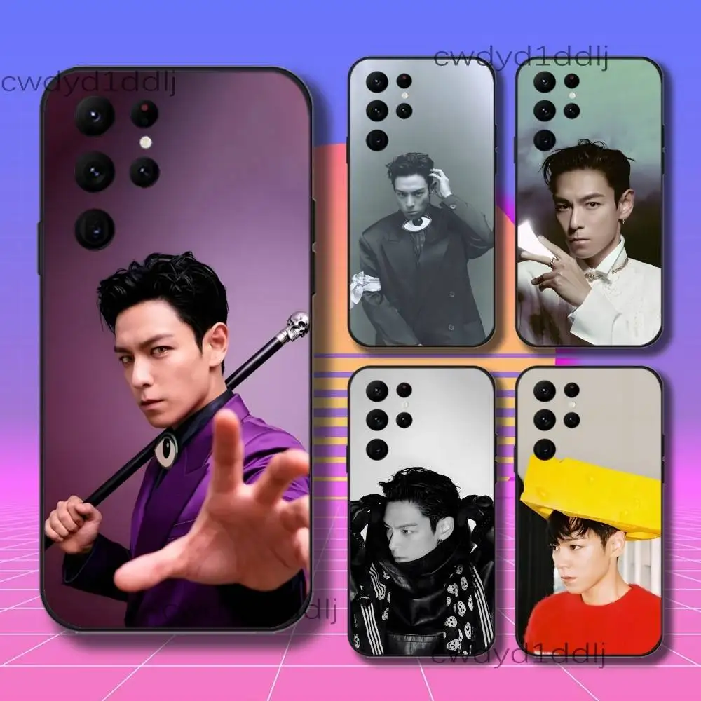 T.O.P C-Choi Seung Hyun Another Dimension Phone Case For Samsung S10,S21,FE,S21,S26,S25,S24,S23,Ultra,S9,S22,Plus Black TPU