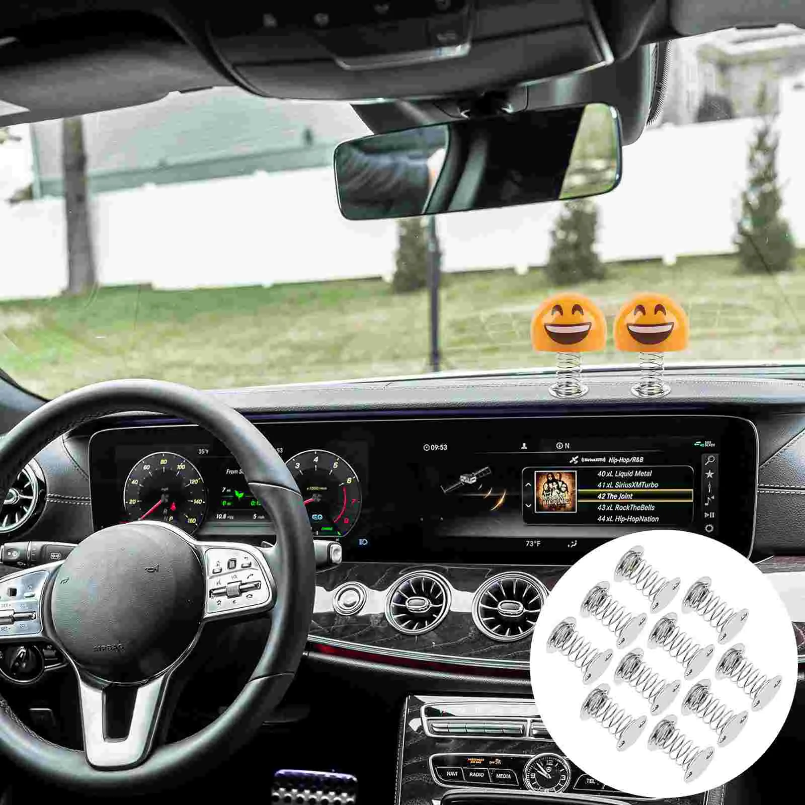 

Spring Base Bases Car Decoration DIY Shaking Supplies Interior Accessories Vehicle Ornament Toy Fixing Toys
