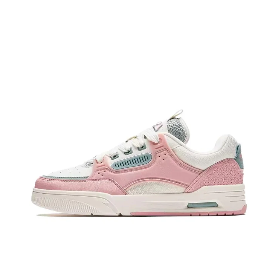 Anta Breathable Low top Skateboard Shoes Women's Pink 122418040-3