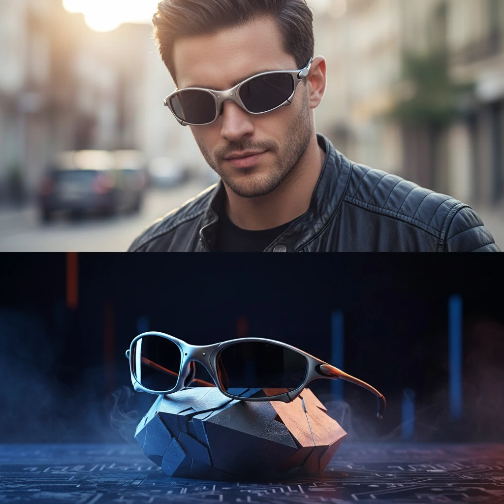 トレンディなメタルフレームサイクリンググラス-偏光レンズ-釣り-乗馬-パーティー-ユニセックス