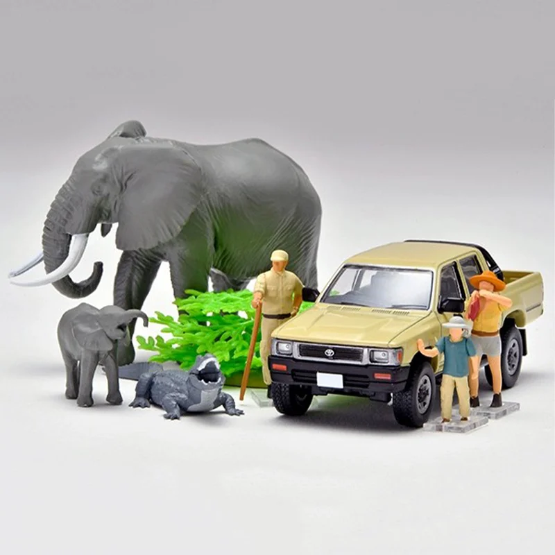 جديد في المخزون Tm Tlv 1:64 سفاري تويوتا هايلكس الوحش لمشاهدة معالم المدينة سبيكة مصغرة دييكاست نموذج Tlv سيارة المفاجئة 28a 29a لعب الاطفال هدية #2