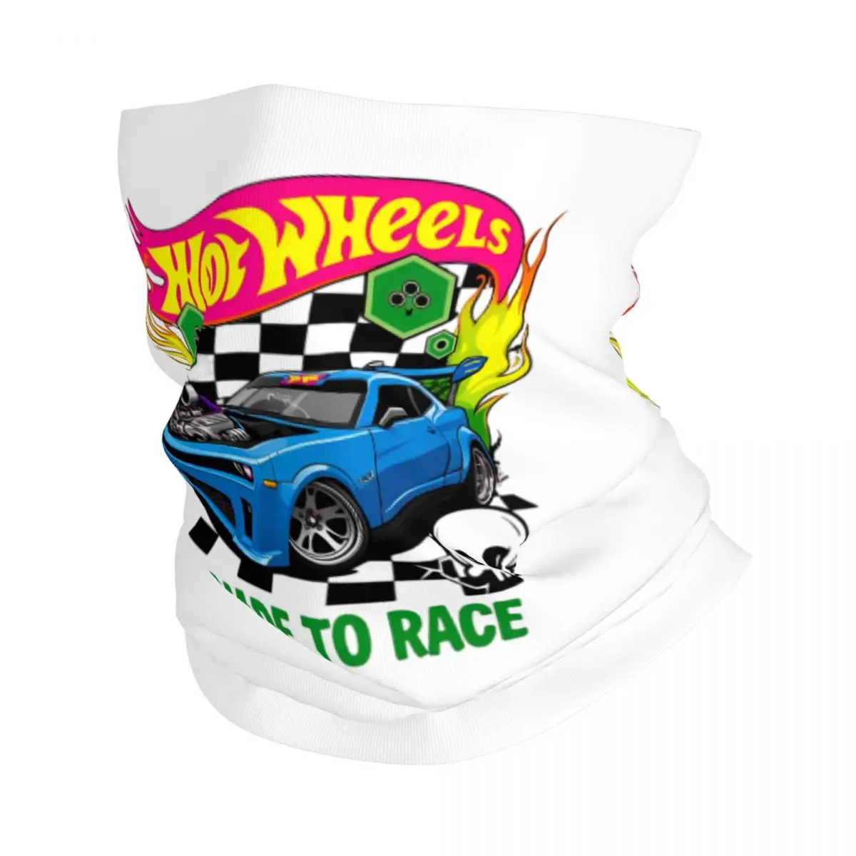 Hot Wheels Made To Race Car Bandana Winter Neck Warmer Women Windproof Wrap Face Scarf for Ski Gaiter Headband