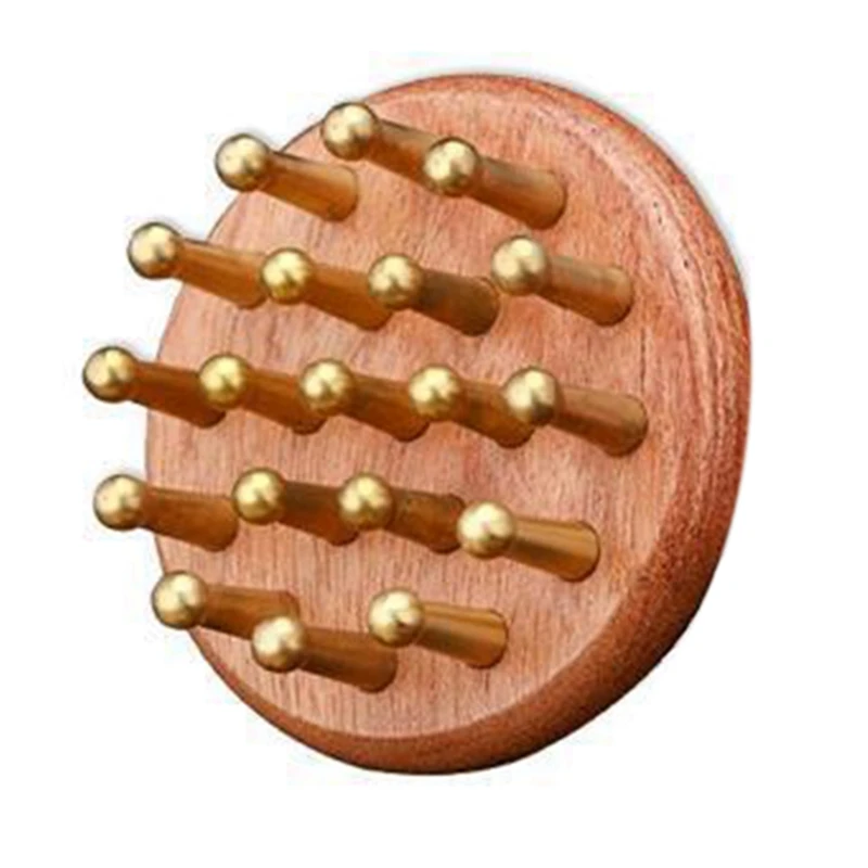 Meridian Massage Comb Head Gua Sha Massage Tool Wood Therapy Massage Combs Blood Circulation Scraping Massager High Guality