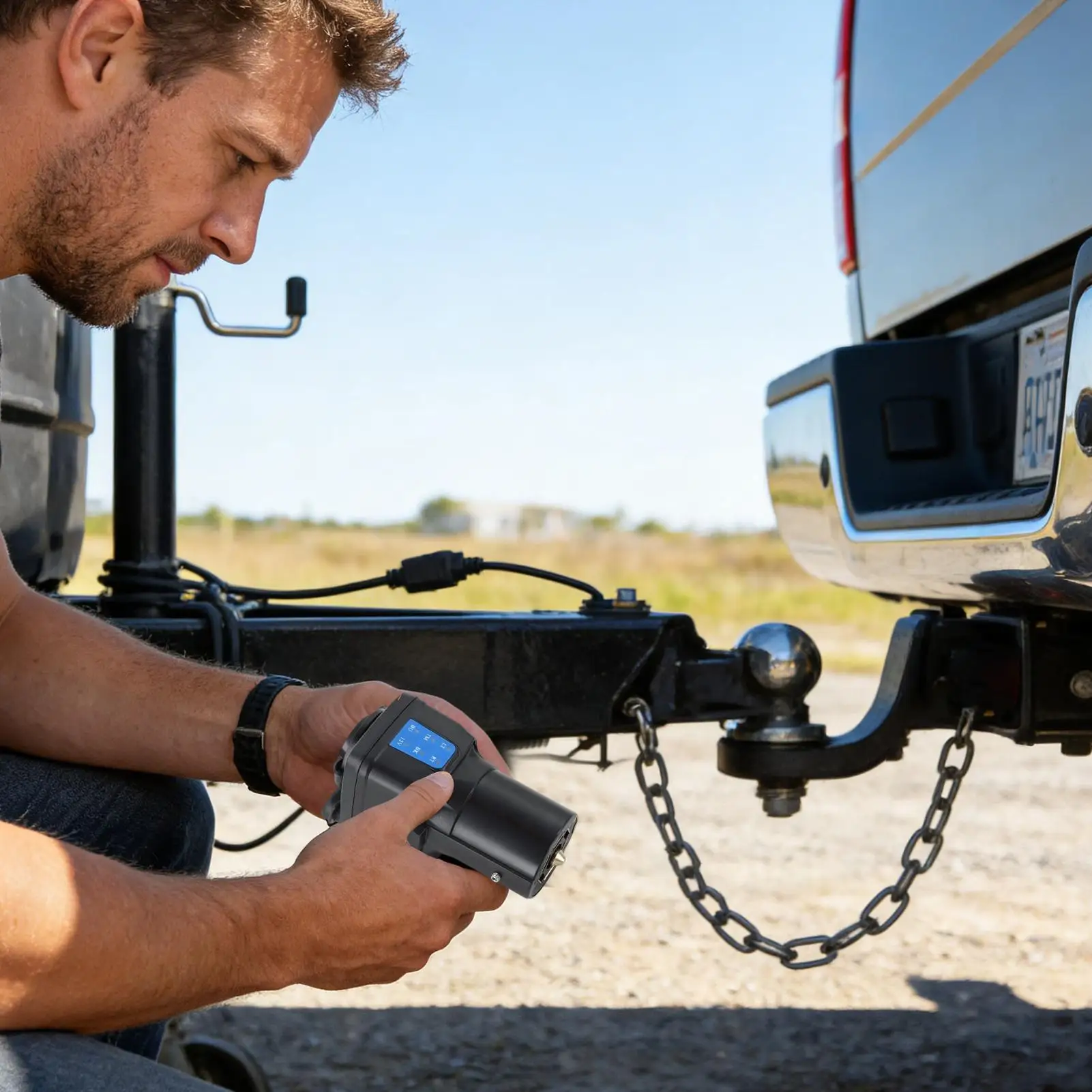 

Trailer Light Tester Waterproof Connector Trailer Light Connector For Truck For Boats RV Pickup Wiring Installation Roadside