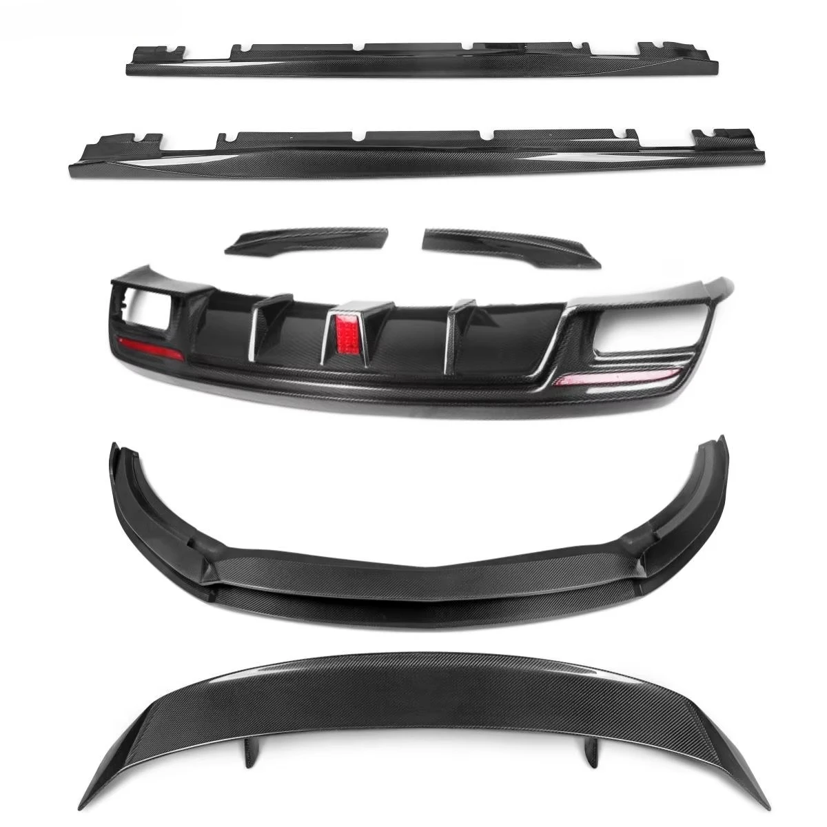 High Quality W117 Car Body Kit Tool Kit Suitable for Mercedes Benz CLA220 CLA250 CLA260 CLA45 Dry Carbon Fiber Body Kit